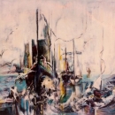 Le port et les mouettes